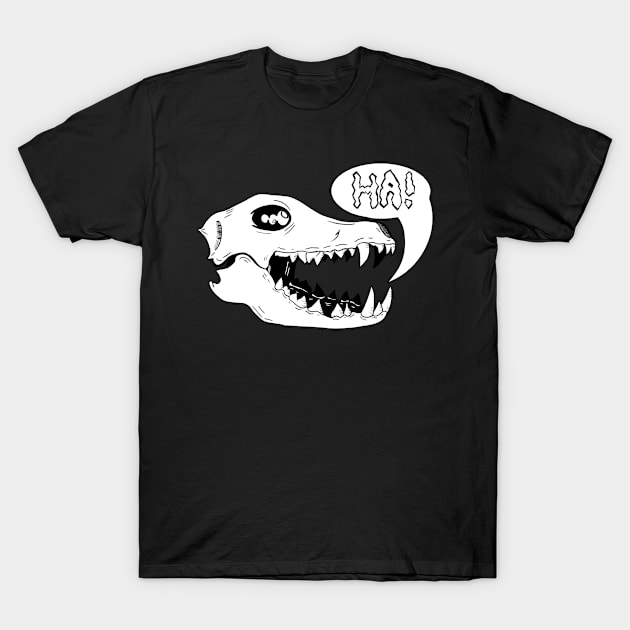 Laughing skull T-Shirt by Freeflight08